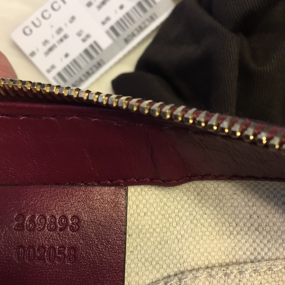 Gucci Mayfair small canvas shoulder bag purse GG - Picture 4 of 8